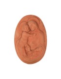 Madonna ovale in Terracotta