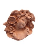 Maschera Primavera in Terracotta