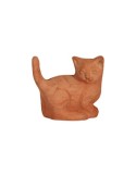 Gatto Coda Ritta in Terracotta