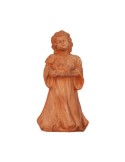 Angelo con Candela in Terracotta