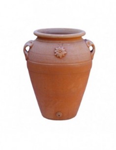 Porta ombrelli esterno interno 45x34x34 cm Vasi terracotta portaombrello  Made in Italy portaombrelli terracotta lavorati a mano