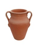 Portaombrelli con manici a tornio in terracotta