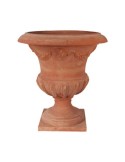 Vaso a Calice Festonato in Terracotta