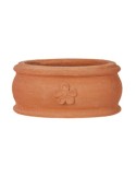 Ovale con fiore in terracotta