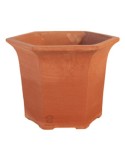 Vaso esagonale in terracotta | Terrecotte Cestenoli