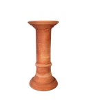 Colonna a tornio in terracotta