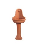 Fontana a parete angolare in terracotta | Terrecotte Cestenoli