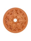 Rosone decorato per fontana in terracotta | Terrecotte Cestenoli