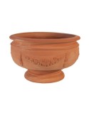 Vaso a Calice Festonato Piccolo in terracotta