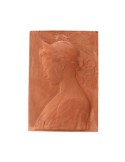 Pannello nobildonna del 500 in terracotta | Terrecotte Cestenoli