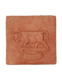 Pannello segno zodiacale Toro in terracotta | Terrecotte Cestenoli