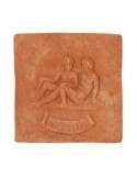 Pannello segno zodiacale Gemelli in terracotta | Terrecotte Cestenoli