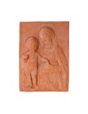 Madonna dcon bambino del Verrocchio in terracotta