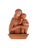 Madonna con bambino con base in terracotta | Terrecotte Cestenoli