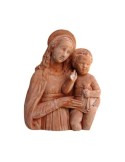 Madonna con bambino in terracotta