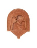 Angelo con bambino in terracotta