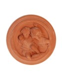 Tondo con putti piccolo in terracotta