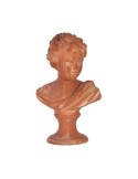 Busto bimbo con base in terracotta