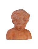 Busto bambino piccolo in terracotta