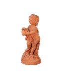 Putto con anfora in terracotta | Terrecotte Cestenoli