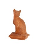 Gatto seduto in terracotta | Terrecotte Cestenoli