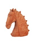 Testa di cavallo in terracotta