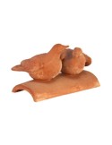 Colombe sul coppo in terracotta | Terrecotte Cestenoli