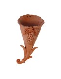 Cornucopia decorata in terracotta | Terrecotte Cestenoli