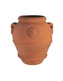 Orcio con Giglio in Terracotta d'Impruneta